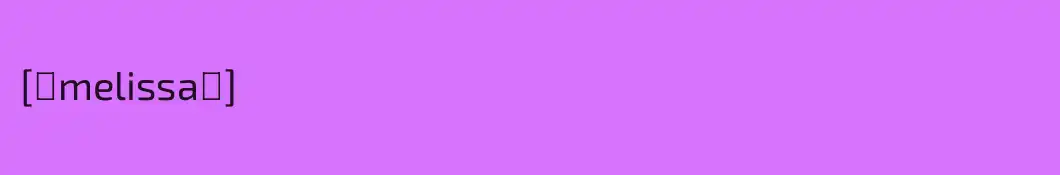 [☆melissa☆]